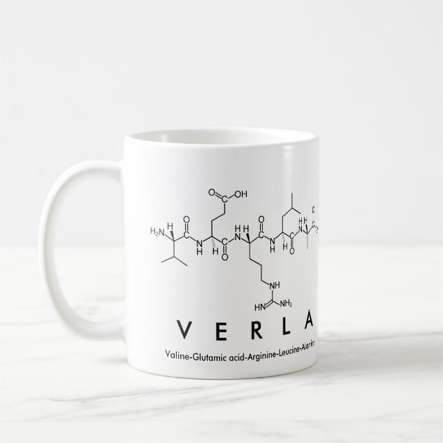 Mug du nom du peptide verla (Gauche)