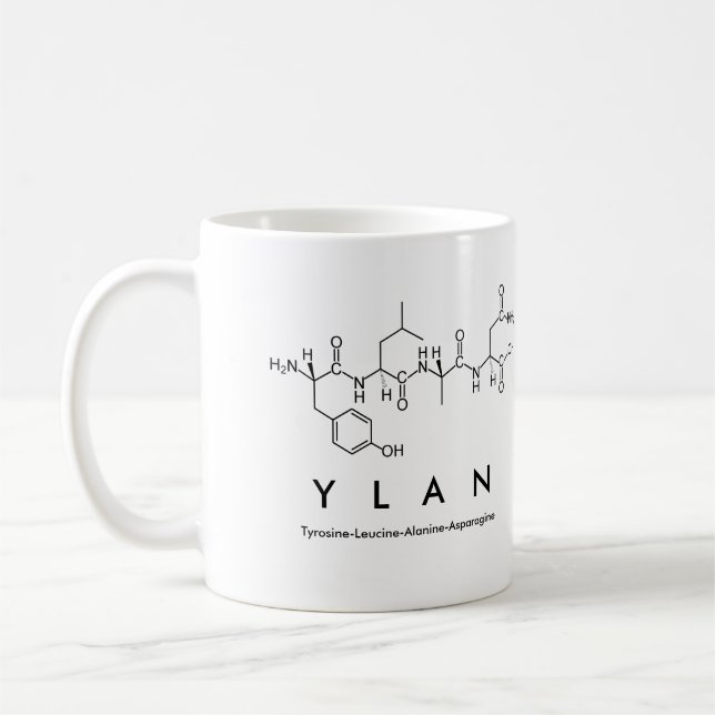 Mug du nom du peptide Ylan (Gauche)
