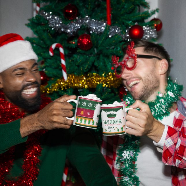 Mug du prix de concours de pull de Noël laid (Créateur téléchargé)