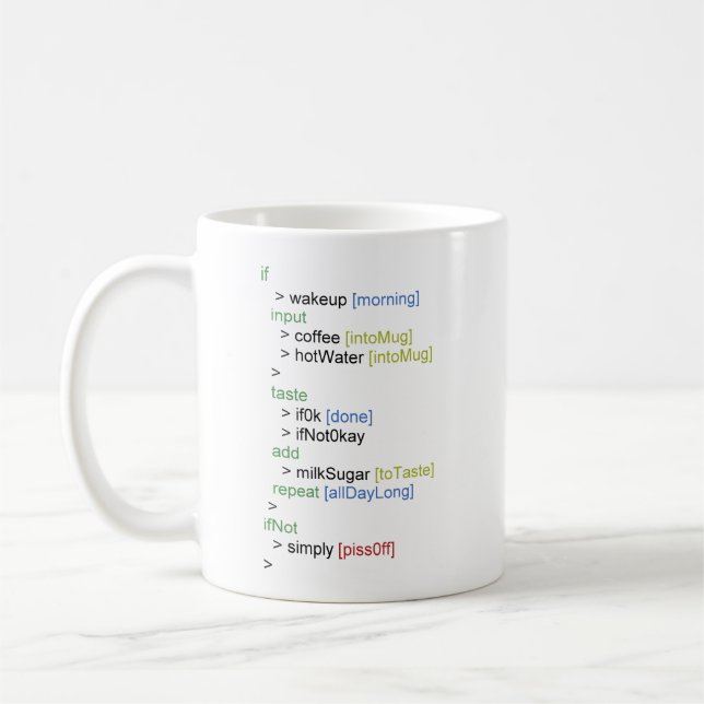 Mug du programmeur (Gauche)