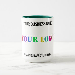 Mug du site Web de nom de logo personnalisé - Pro
