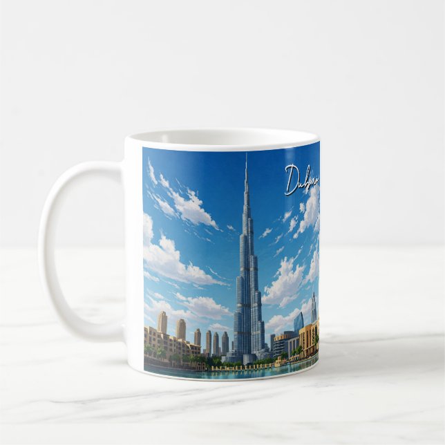 Mug Dubai Burj Al Arab UAE Travel (Gauche)