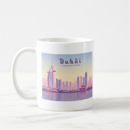 Mug Dubaï Émirats arabes unis Burj Khalifa Pastel Desi
