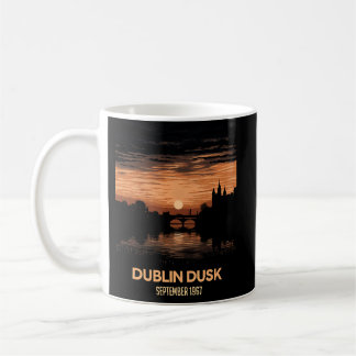 Mug Dublin Dusk : Des scènes de crépuscule captivantes