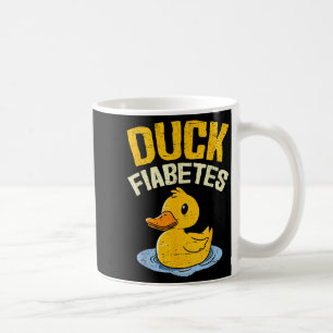 Mug Duck Fiabetes Drôle Canard Diabète Sensibilisation