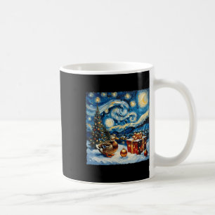 Mug Duck Van Gogh Style Stress Nuit Noël hiver