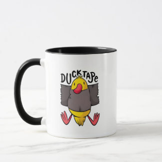 Mug Ducktape Funny Kawaii Duck Wrapped in Tape 