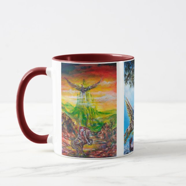 MUG DUEL MAGIQUE ENTRE BRADAMANT ET NEGROMANCER (Gauche)