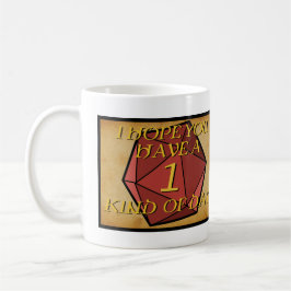 Mug Dungeons et Dragons D20 Bad Day
