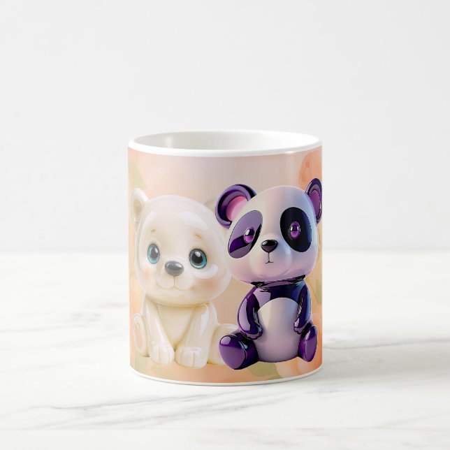 Mug Duo d'ours mignon (Centre)