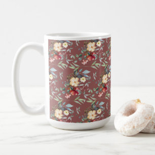 Mug Dusty Bourgogne Fête des Mères Florales