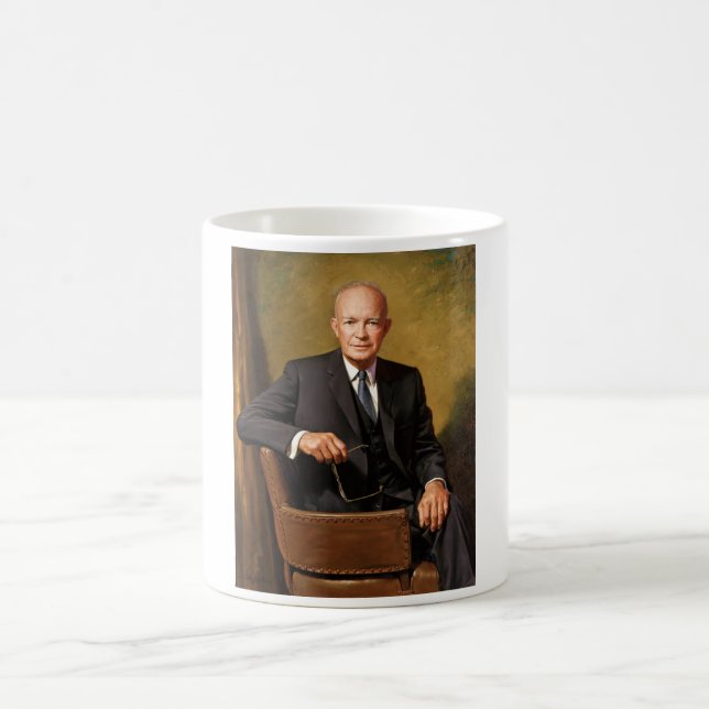 Mug Dwight Eisenhower Président Portrait de la Maison  (Centre)