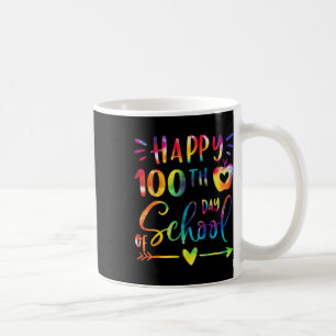 Mug Dye Joyeux 100ème Jour D'Enseignants Étudiants Ki