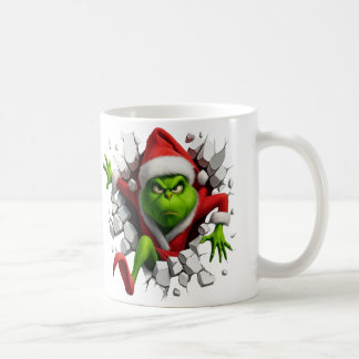 Mug Dynamic Grinch With Festive Design Breaking wall