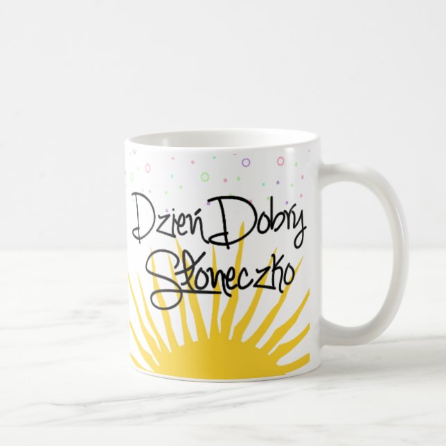 Mug Dzień Dobry Słoneczko (Droite)
