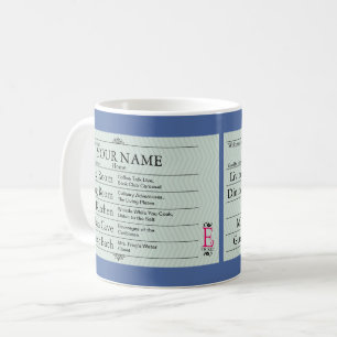 Mug E-Billet nostalgique personnalisable