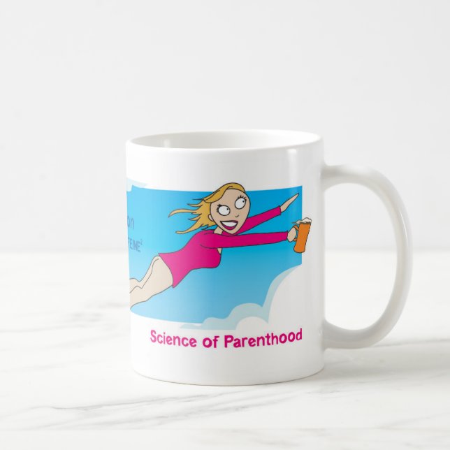 Mug E=MC2 : Caféine d'Energy=Mom X carrée ! (Droite)