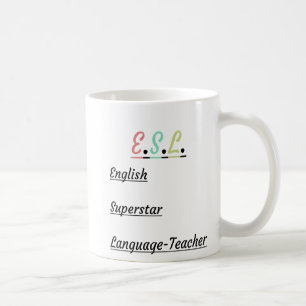 Mug E.S.L.Funny : Enseignant de langues en anglais Sup