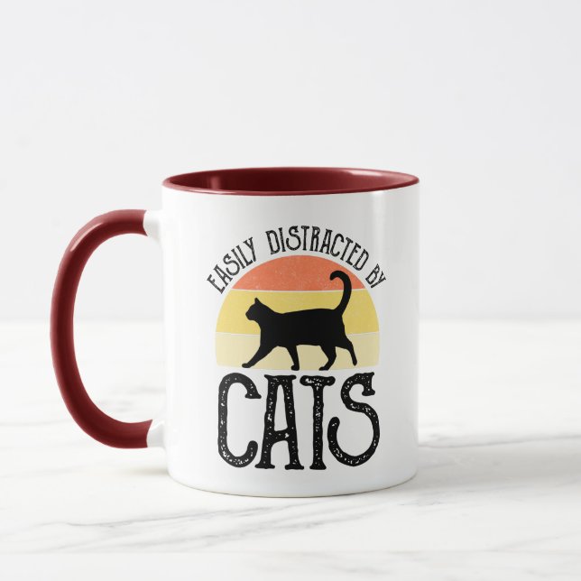 Mug Easily Distracted By Cats (Gauche)
