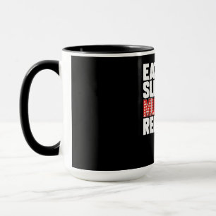 Mug Eat Sleep Comédie musicale Répéter Actrice de Broa