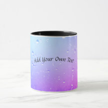 Eau bleu pourpre Ajoutez votre texte