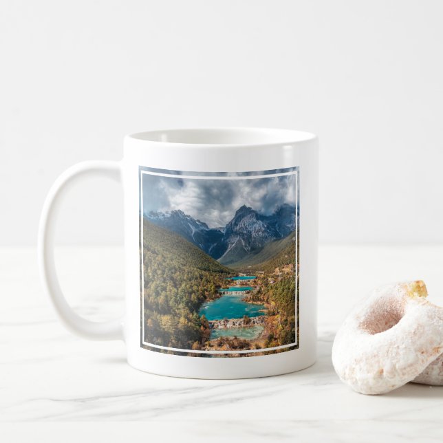 Mug Eau | Blue Moon Lake, Chine (Avec donut)