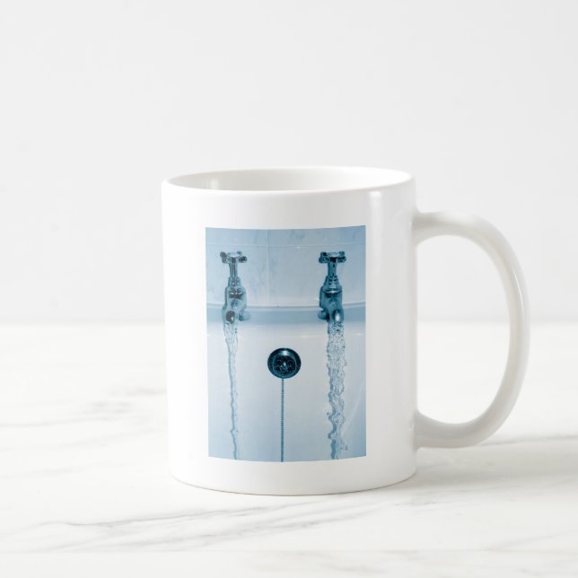 Mug Eau chaude et froide, temps de Bath, robinets (Droite)