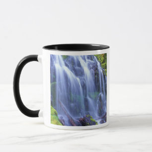 Mug Eau douce de printemps coulant sur de la mousse