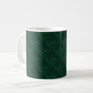 Mug Eau sur métal vert