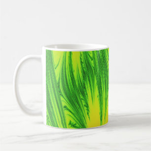 MUG EAU VERTE ET JAUNE