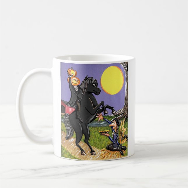 Mug Échange de grue d'Ichabod de casse-cou de cavalier (Gauche)