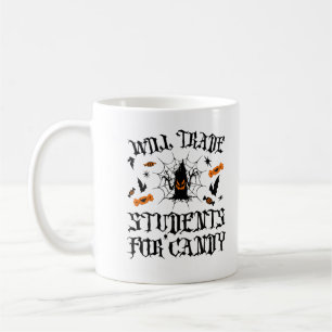 Mug Échangera des élèves contre des bonbons Halloween
