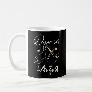 Mug Échéance En Août Gros Cygne Portant Un Nouvel Enfa