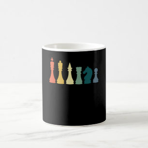 Mug Échecs vintages Tee Retro Design d'échecs - Échecs