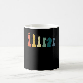 Mug Échecs vintages Tee Retro Design d'échecs - Échecs