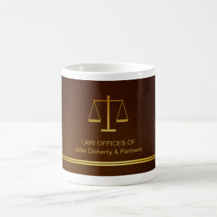 Mug Échelles d'avocat de la justice  
