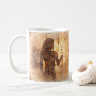 Mug Écho du pharaon aquarelle artistique égyptienne
