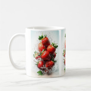 Mug Éclaboussure de fraise