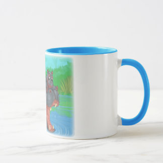 Mug Éclaboussure d'hippopotame