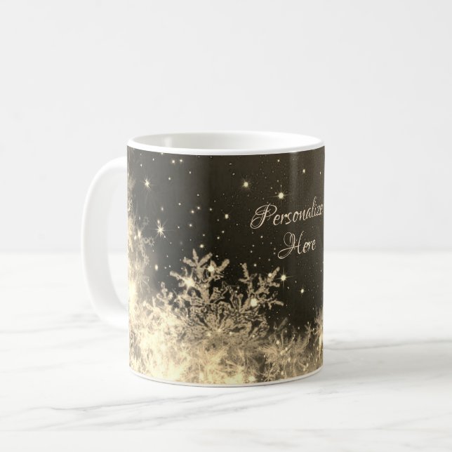 Mug Éclat de neige mousseux (Devant gauche)