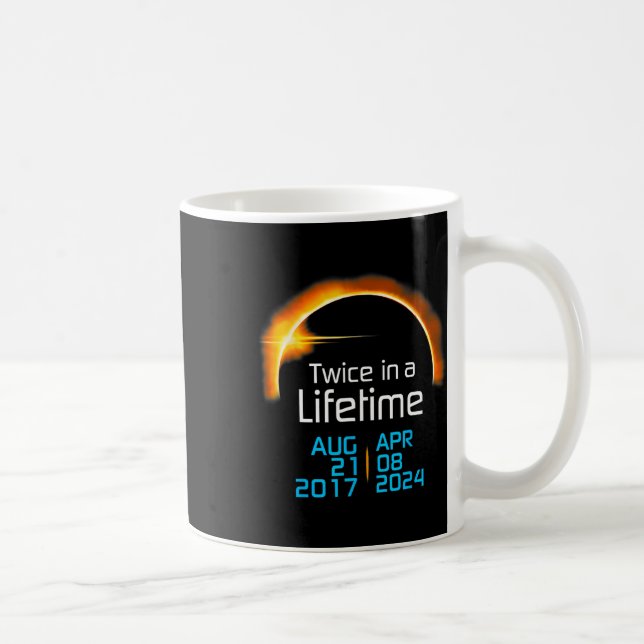 Mug Éclipse Solaire 2024 Joli Éclipse Solaire Enfants (Droite)