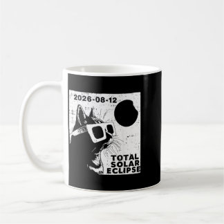 Mug Éclipse solaire totale 2026 Amateur de chats
