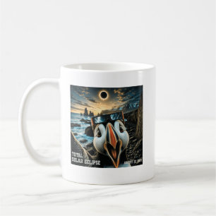 Mug Éclipse solaire totale Islande Macareux selfie 1er