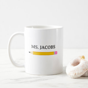 Mug École de crayon-cadeau enseignant