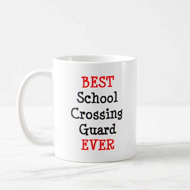 Mug école de garde de passage, meilleur (Gauche)