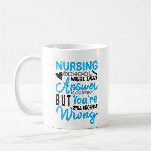 Mug École De Soins Infirmiers Où Chaque Réponse Est