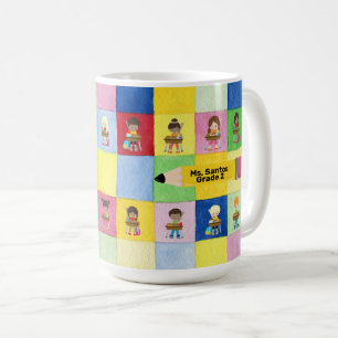 Mug École élémentaire Salle de classe Enfants Bureau E