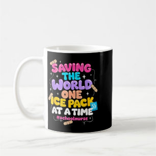 Mug École pour sauver le monde un glaçon à la fois