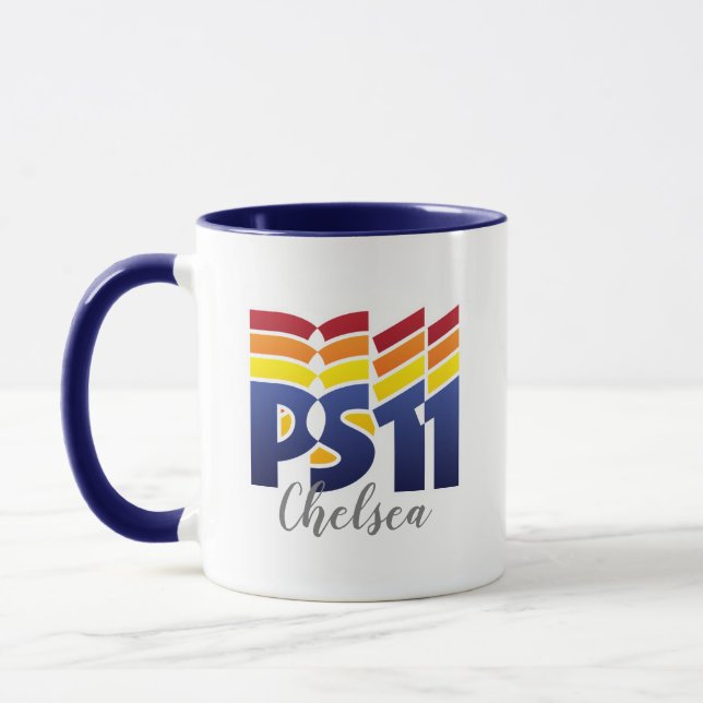 Mug École Rainbow Logo PS11 (Gauche)