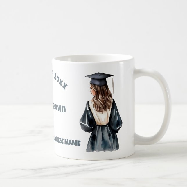 Mug Ecole supérieure université Belle fille (Droite)